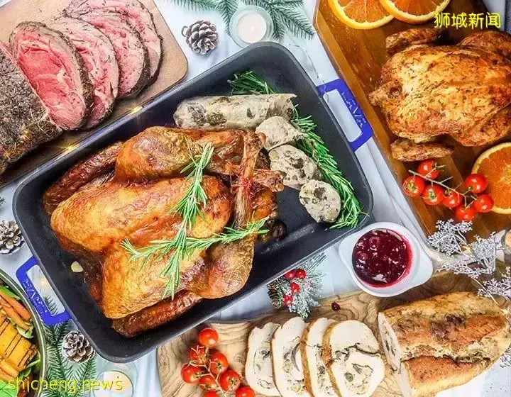 新加坡聖誕美食預約指南，堂食&外賣都有！松露烤火雞、炭烤牛肋骨、姜餅屋