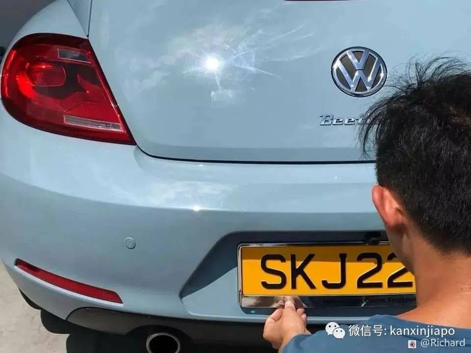 新加坡车牌颜色这么多,你认识几个