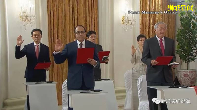 新加坡新內閣宣誓就職的精彩鏡頭，你看了嗎