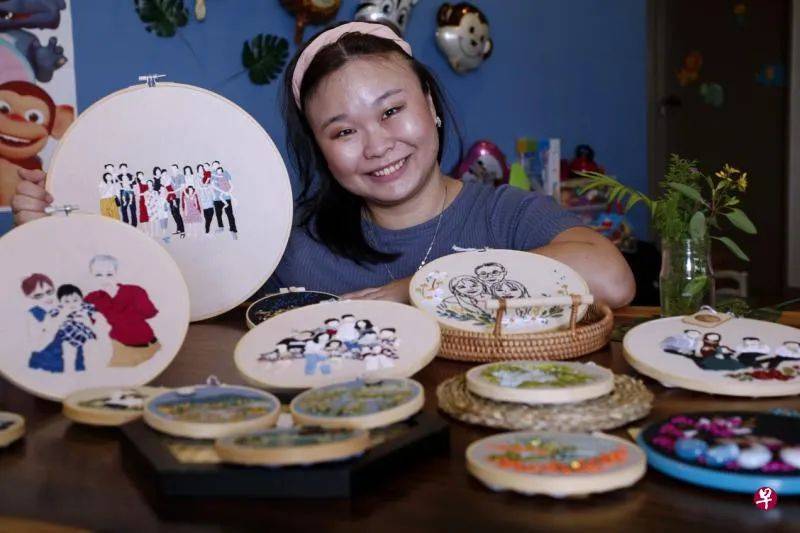 她——白天是景观建筑师，下班后拿起刺绣针一针一线勾勒出