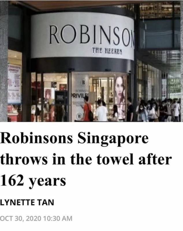这家162年老牌商场要关！新加坡网友边哭边问：大甩卖几时开始