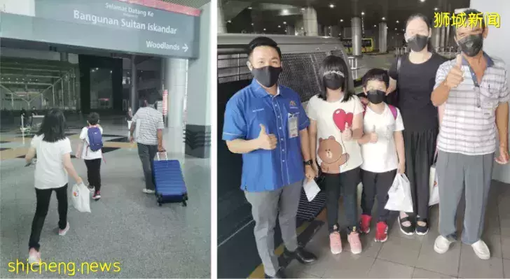 小姐弟越堤入境本地 与近两年未见父母团聚