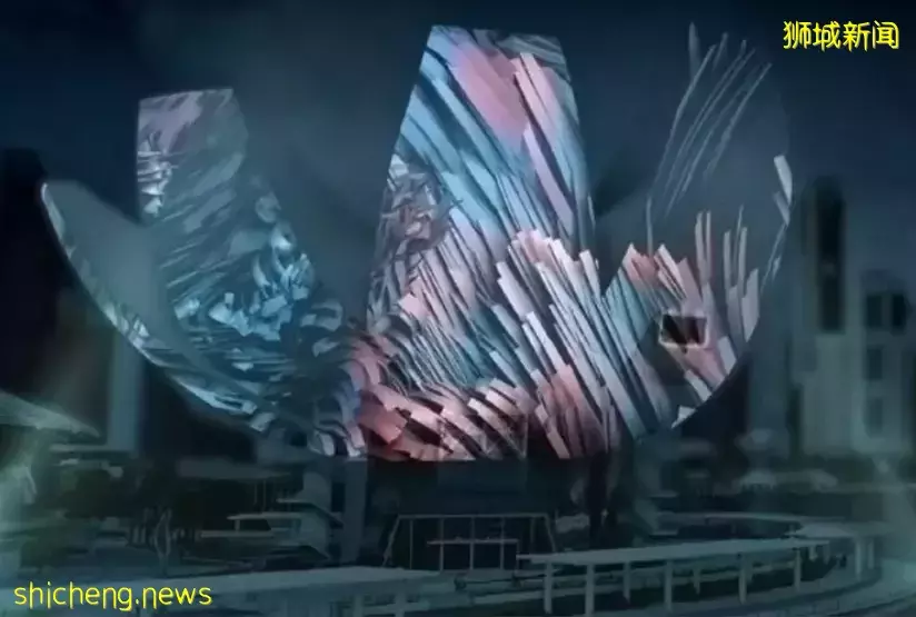 I Light Singapore燈光藝術品，照亮新加坡夜景