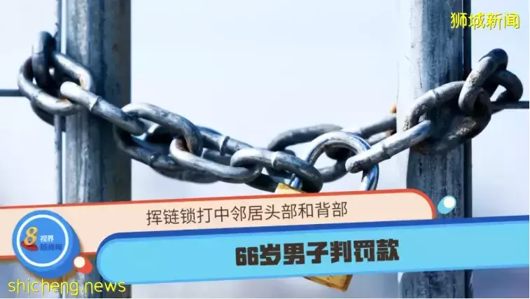 挥链锁打中邻居头部和背部  66岁男子判罚款