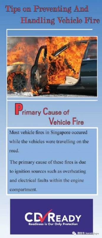 汽车在路中央自燃,火势惊人浓烟滚滚