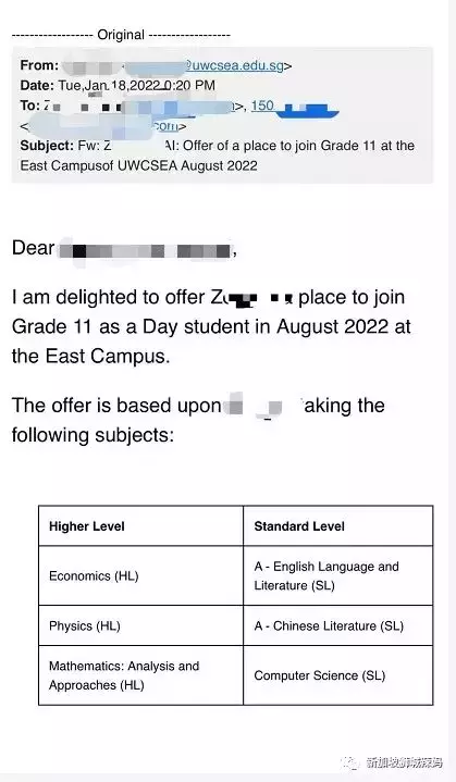 “来新加坡陪读,我们走过的那些辛苦路,不想要你再走了……”