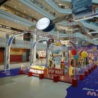 凯德集团旗下商场,推出巨型泡泡玛特Jolly Molly圣诞装饰,快来打卡收集