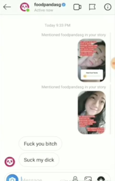 新加坡著名外卖平台，官方账号脏话回骂投诉顾客