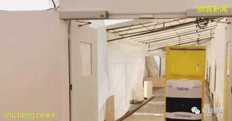 新加坡Expo“方艙醫院”增設再添康複區,正式投入使用!