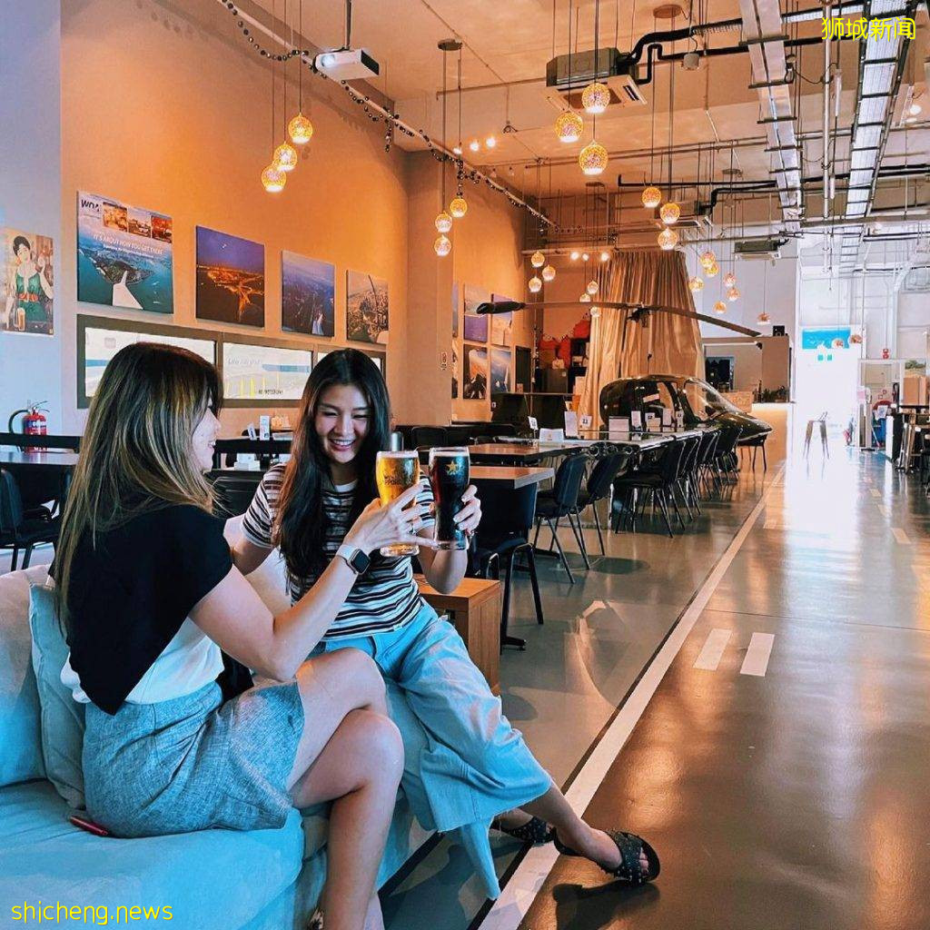 飞机主题咖啡厅Hangar66 Cafe✈️ 货真价实小飞机、旷阔机舱用餐区!周末探店打卡吧✨