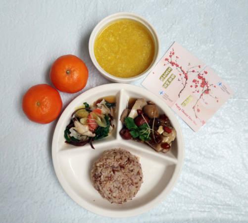 体恤住院病患 医院推出丰盛年夜饭