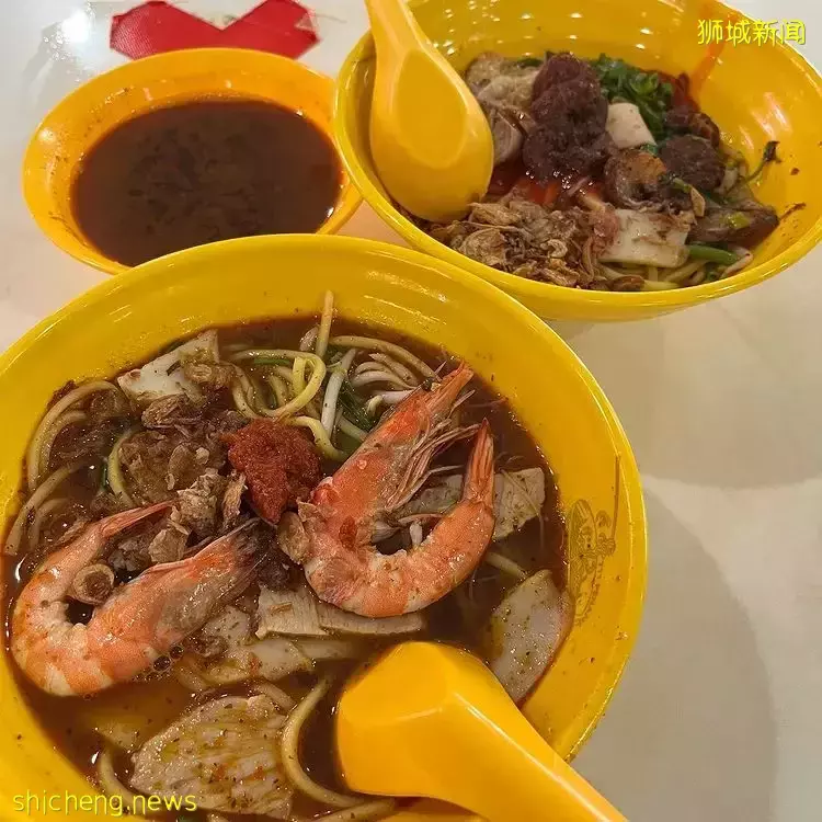 以槟城虾面在新加坡打响名号,宏茂桥必吃🦐虾面