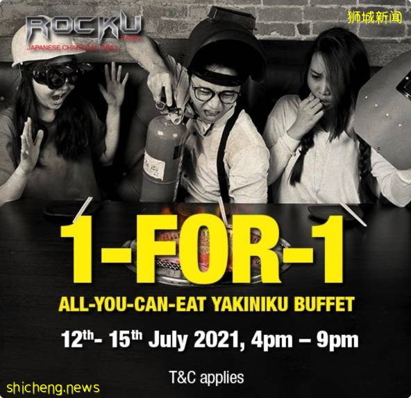 买1送1泰式火锅自助餐, S$ 17.90 ++ 还有日式烧烤