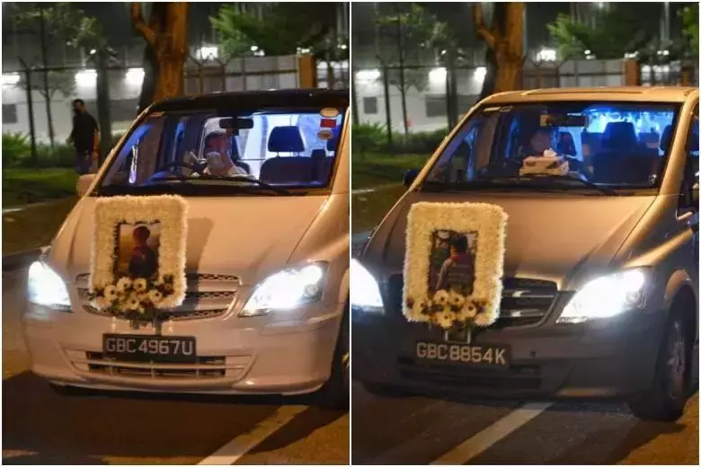 实拍!新加坡11岁遇害双胞胎火化,仅姐姐现身送最后一程