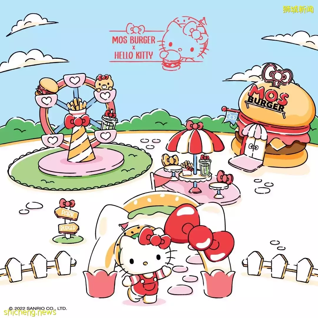 Mos Burger推出精美的Hello Kitty水杯与雨伞！凡购买套餐即可以优惠价购买😘 