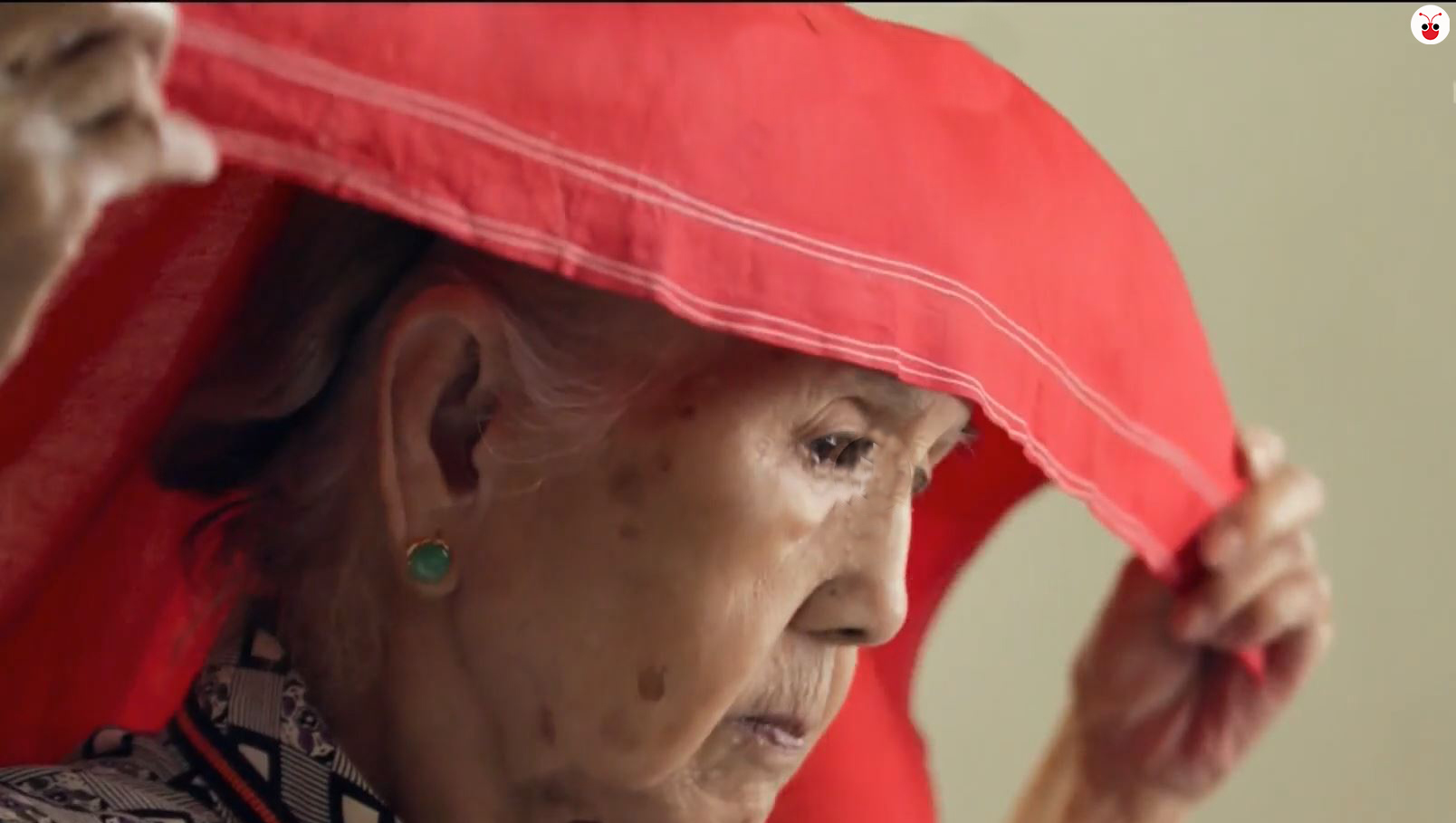 比今年国庆庆典影片更感人的，是导演为了红头巾阿婆，将全片用广东话配音