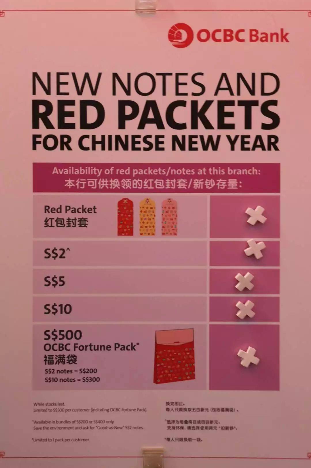 排队也换不到新钞!坡岛人这个春节可能得发电子红包了