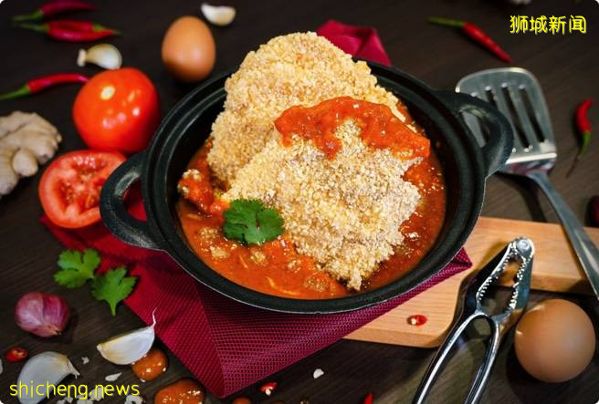 新加坡士林推出超大XXL辣椒蟹雞排, 限時發售