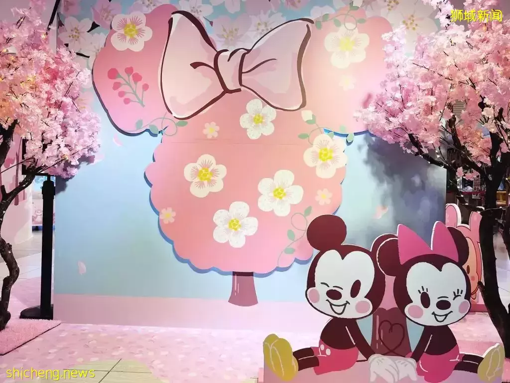 櫻花主題限定快閃活動@Suntec City，迪士尼&amp;Hello Kitty全都有