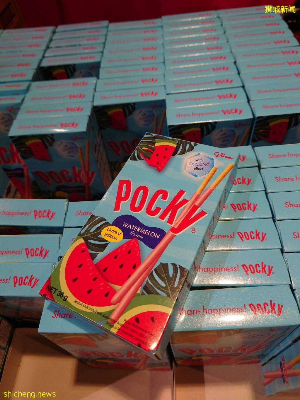 西瓜味Pocky新加坡开售!FairPrice就能买到啦