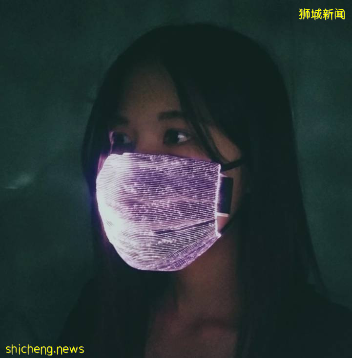 LED夜光七彩口罩,戴上它你就是街上最靓的仔