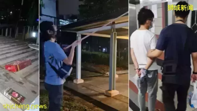 狮城关税人员上门搜查　 男子急将漏税烟扔窗外