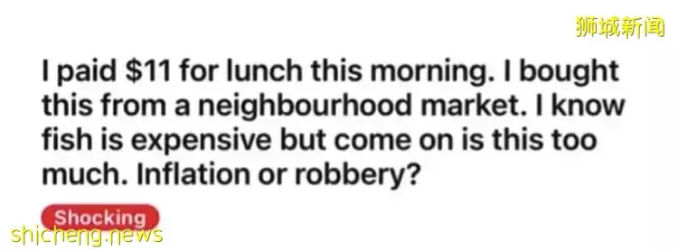 网友热议!杂菜饭11新、咖啡店4000万!新加坡物价太魔幻