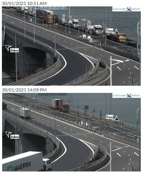 周六入境新加坡车流量减少 部分司机一小时内通关