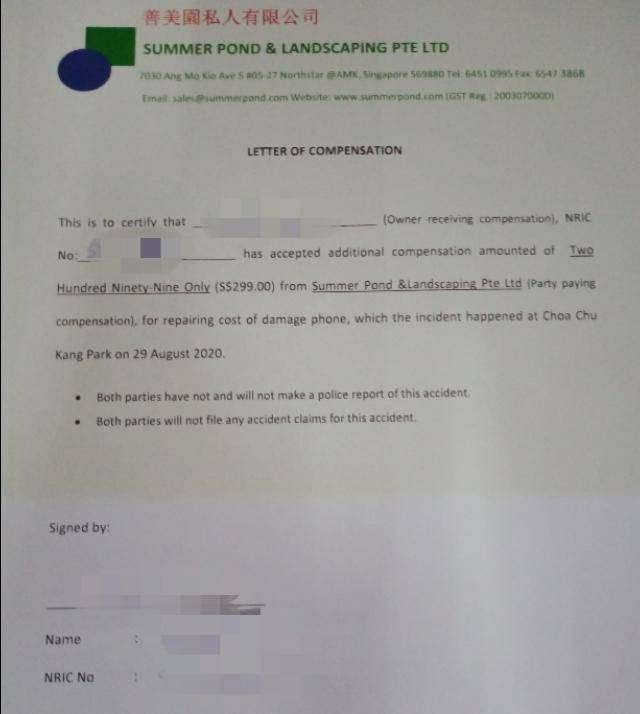 公园夜跑被绊倒，新加坡政府处理流程全记实