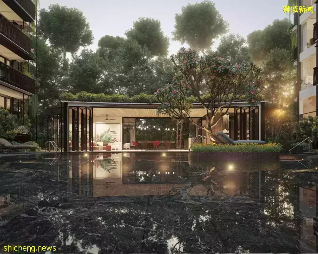 新加坡又出全景观公寓,示范了真正的花园式小区