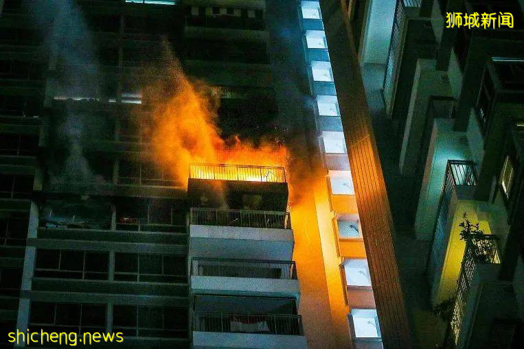 好嚇人!大巴窯一組屋火光沖天,燒成廢墟,300居民半夜撤離