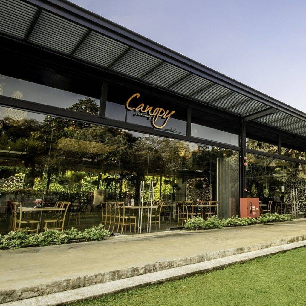 在园艺园林内的花园餐厅Canopy HortPark🌳绿植树木、阳光明媚，可带毛小孩入场🐕 