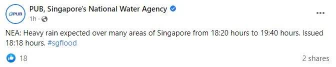 刷屏！黑雲壓城、電閃雷鳴...大雨前的新加坡超有“大片感”