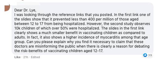 新加坡傳染病專家實名反對“聯名信”