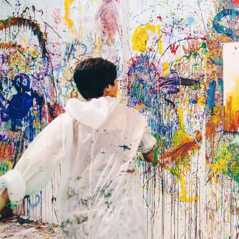 新加坡首家泼水彩画室 🌈 舒解压力+消除焦虑新去处🤩 挥洒你的才艺,释放你的压力