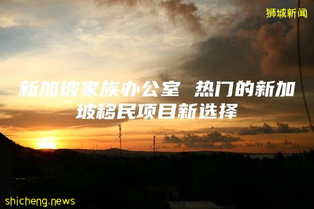 新加坡家族办公室 热门的新加坡移民项目新选择