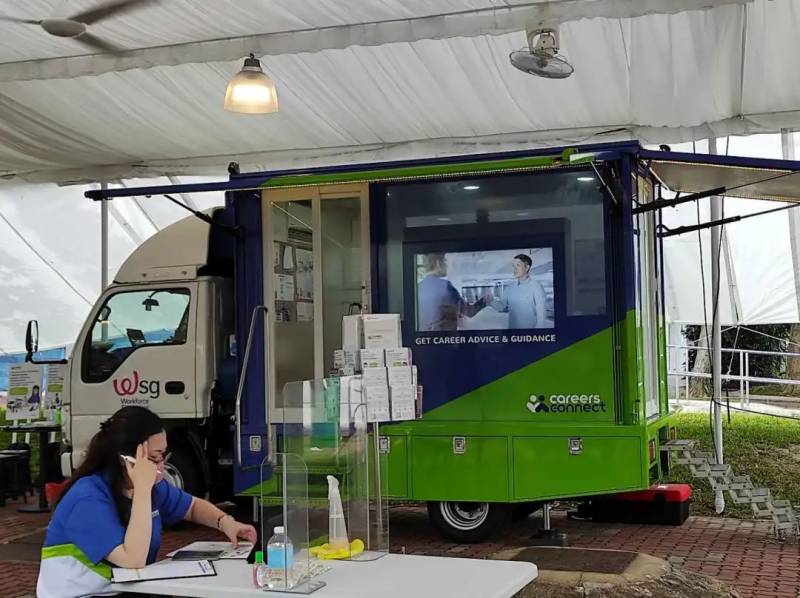 “流動職業聯系站”深入鄰裏社區,在家樓下面試工作,你試過嗎