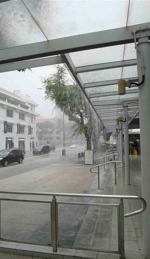 昨天!新加坡遭40年来最强暴雨袭击,全岛多处被洪水淹没,驾车犹如水中行船