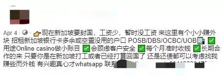 新加坡租房诈骗案8人被捕，出借银行户头赚佣金，恐坐牢2年+罚款