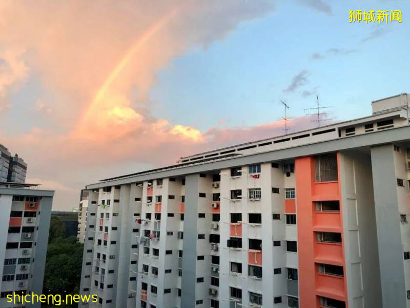 昨天傍晚，你是否欣賞到美麗的日落和絢麗的彩虹