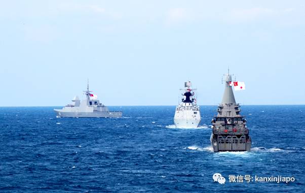 多图!实拍疫情下的新、中海军联合军演