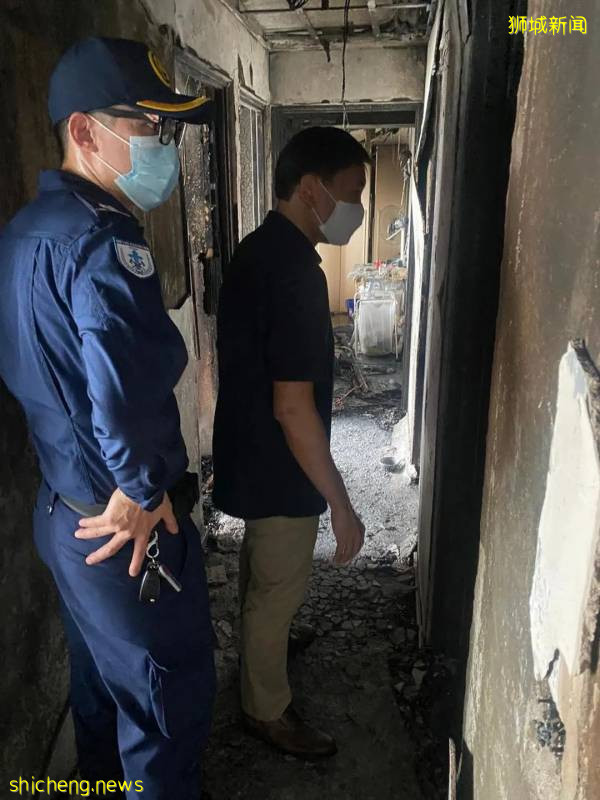 好嚇人!大巴窯一組屋火光沖天,燒成廢墟,300居民半夜撤離