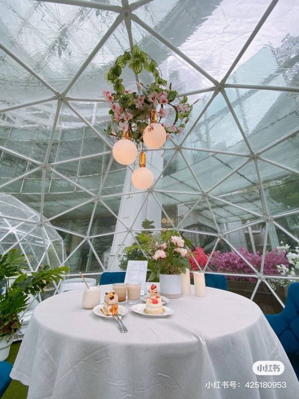 颜控必去🧚🏻♀️ 神仙透明圆顶咖啡屋!十月份限定活动,快闪倒计时 🔔