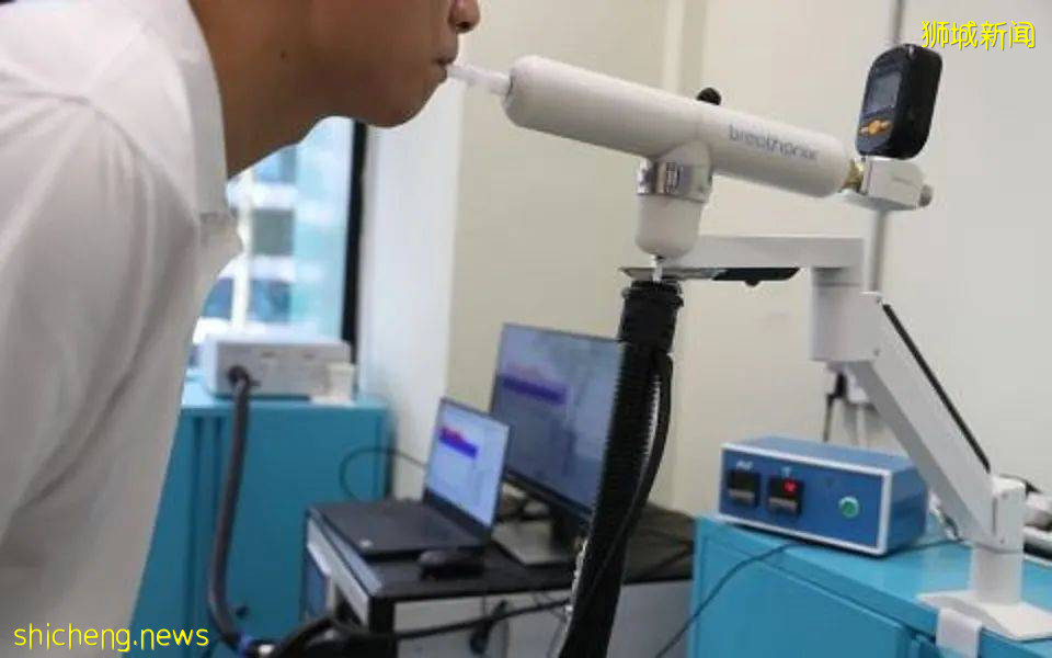 新加坡國大研發出新型呼吸檢測器，60秒內可檢測出新冠病毒