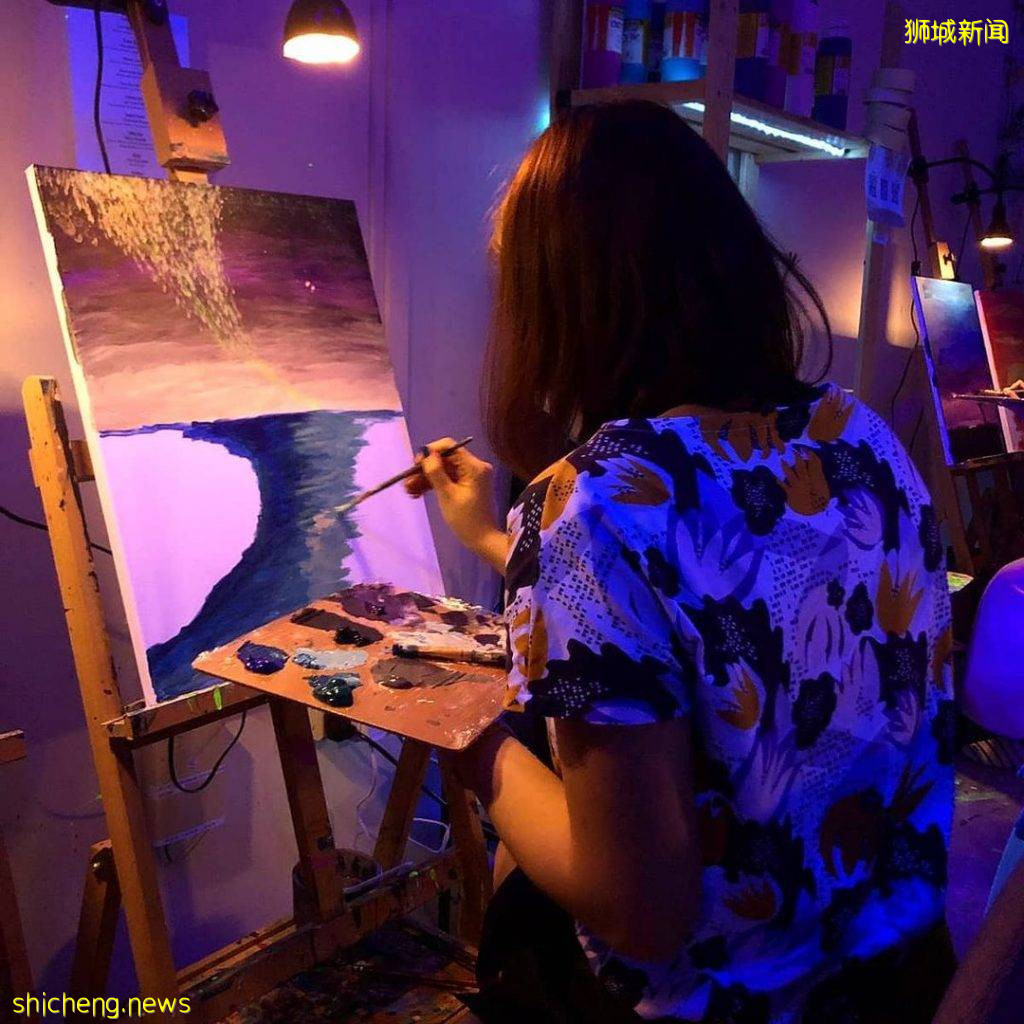 體驗獨特的Art Jamming🎨撸貓+夜光+深夜繪畫、在藝術世界裏找尋自我