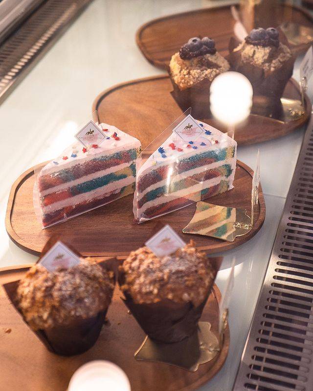 藏在碧山图书馆里的咖啡馆“Kings Cart Coffee Cafe”☕咖啡美食相伴、温书更有动力