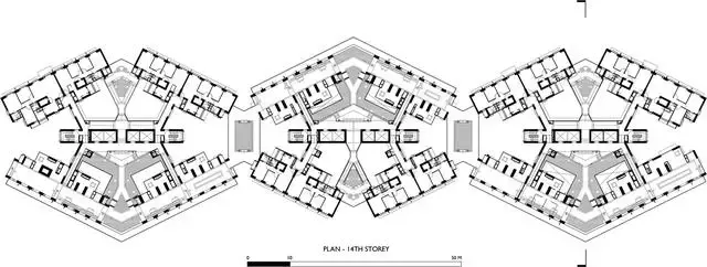 新加坡“天空之城”– 從地面到頂層自由穿梭的舒適型高密度公寓