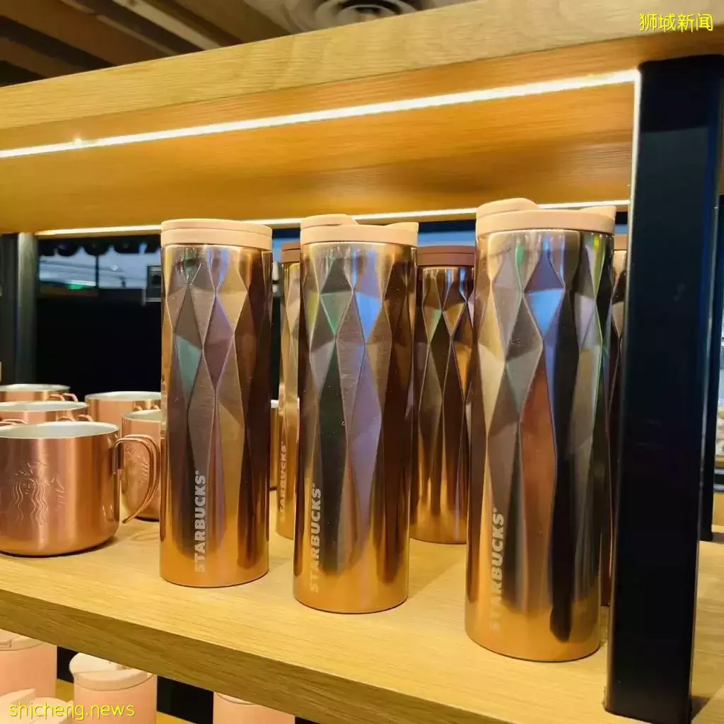 星巴克超火玫瑰金系列新品！現已全島上市