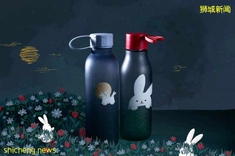 星巴克推出中秋节限定“玉兔杯”!夜光玻璃、星空繁花太魔幻