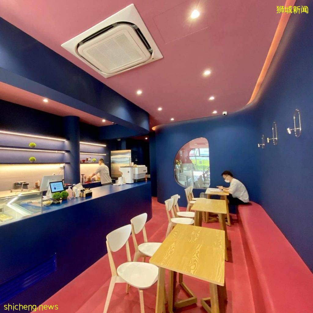 Kampong Bahru新店“Three Point Two”💓溫馨粉藍配色+意式冰淇淋+榴梿甜品，偷走你的少女心📷